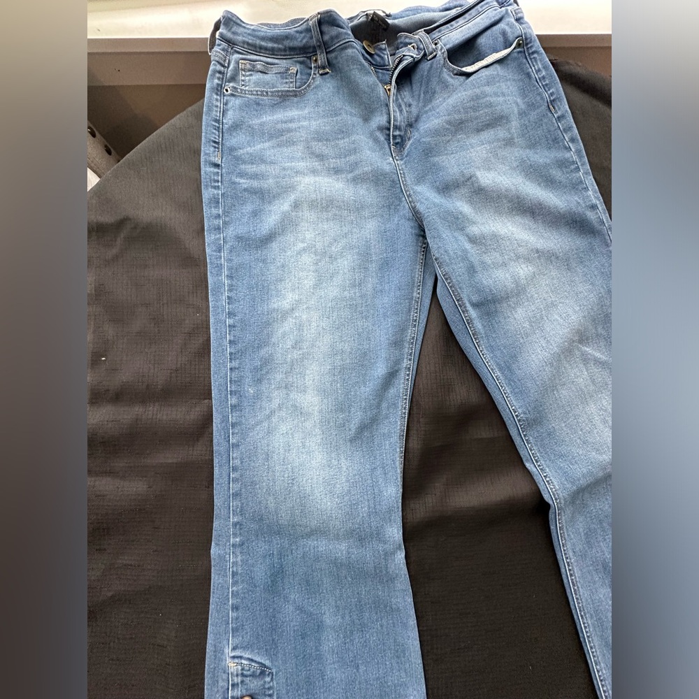 Baccini jeans Rare Find! Plus SZ 14 Blue Denim Wide Leg Vintage - Picture 7 of 11